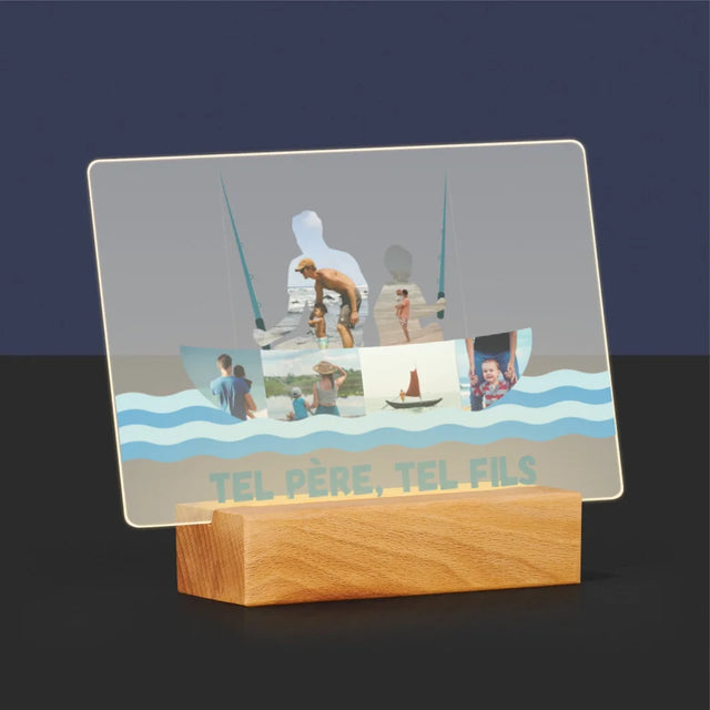 Forme Des Photos: Tel Père, Tel Fils - Impression Sur Verre Acrylique