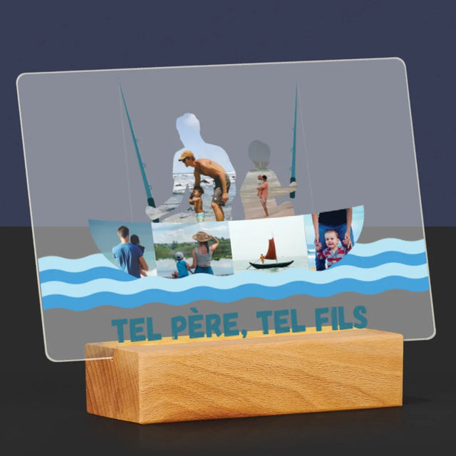 Forme Des Photos: Tel Père, Tel Fils - Impression Sur Verre Acrylique