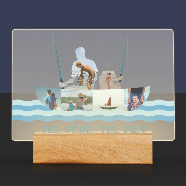 Forme Des Photos: Tel Père, Tel Fils - Impression Sur Verre Acrylique