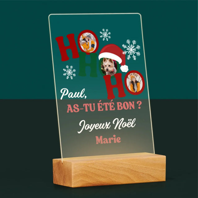 Le Collage Photo: Ho Ho Ho - Impression Sur Verre Acrylique