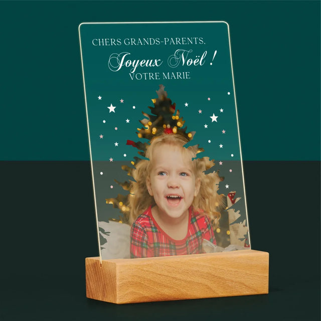 Forme Des Photos: Sapin, Noël - Impression Sur Verre Acrylique