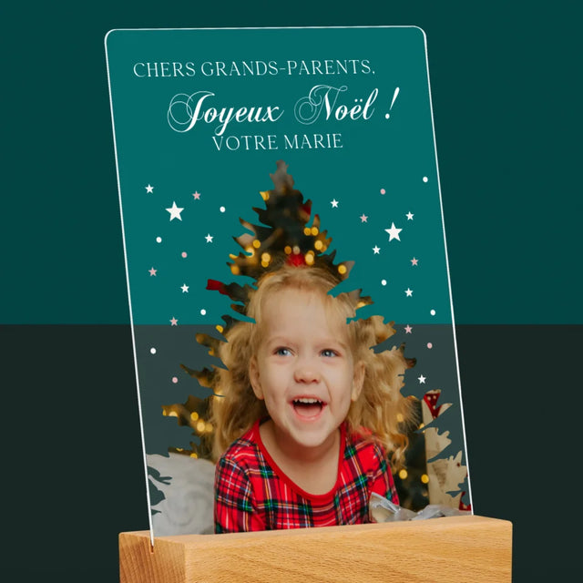 Forme Des Photos: Sapin, Noël - Impression Sur Verre Acrylique
