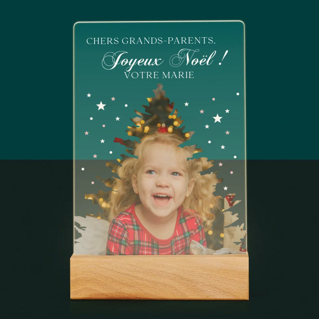 Forme Des Photos: Sapin, Noël - Impression Sur Verre Acrylique