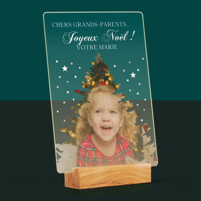 Forme Des Photos: Sapin, Noël - Impression Sur Verre Acrylique