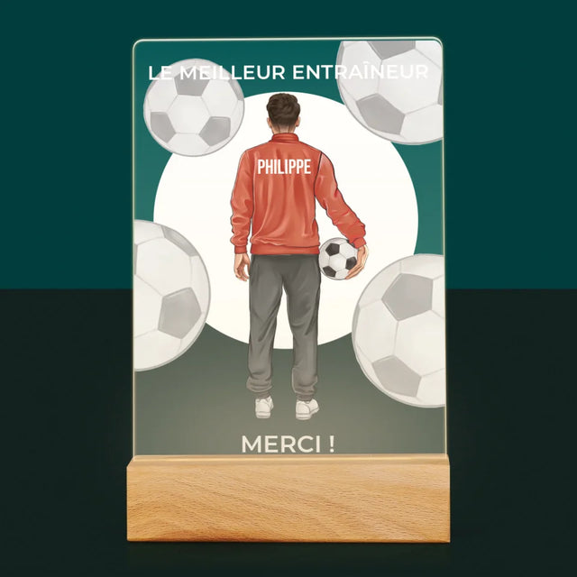 La Création Du Personnage: Le Meilleur Entraîneur - Impression Sur Verre Acrylique