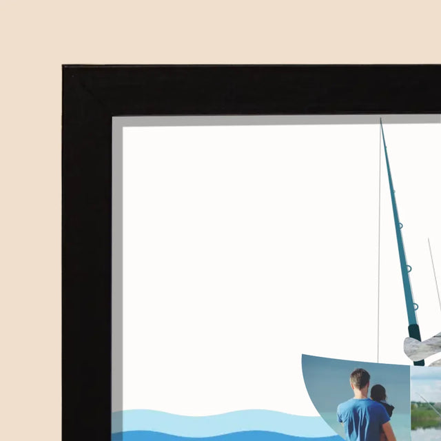 Forme Des Photos: Tel Père, Tel Fils - Impression Encadrée 20X40