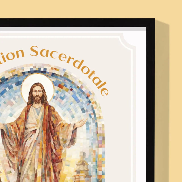 Le Prénom Et Un Texte: Ordination Sacerdotale - Impression Encadrée 30X40