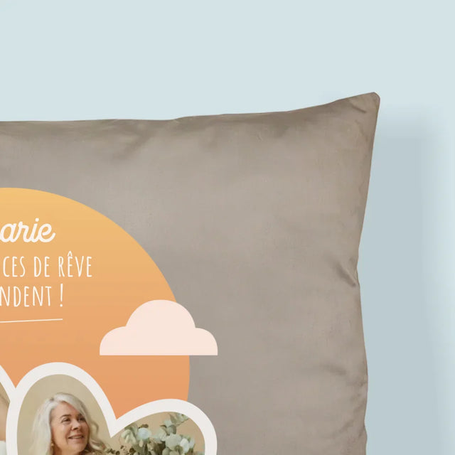 Le Collage Photo: Les Vacances De Rêve - Coussin