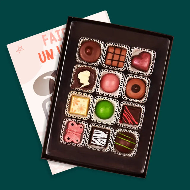 Collage Photo De Lettre: Faire Un Vœu - Pralines