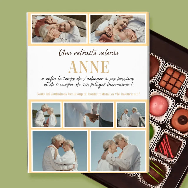 Le Collage Photo: Une Retraite Colorée - Pralines
