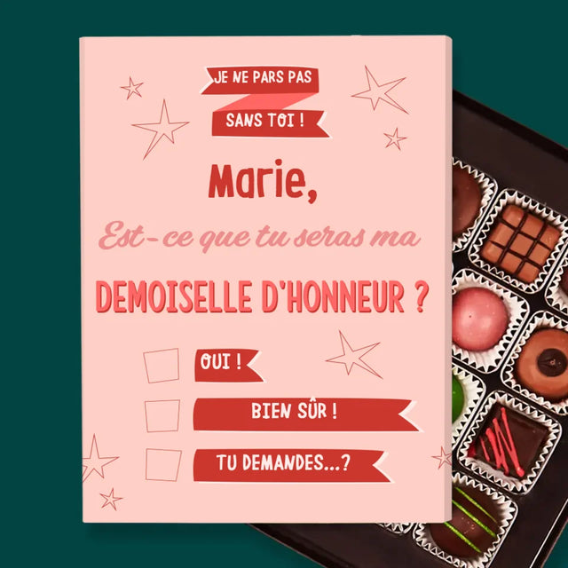 Le Prénom Et Un Texte: Je Ne Pars Pas Sans Toi - Pralines