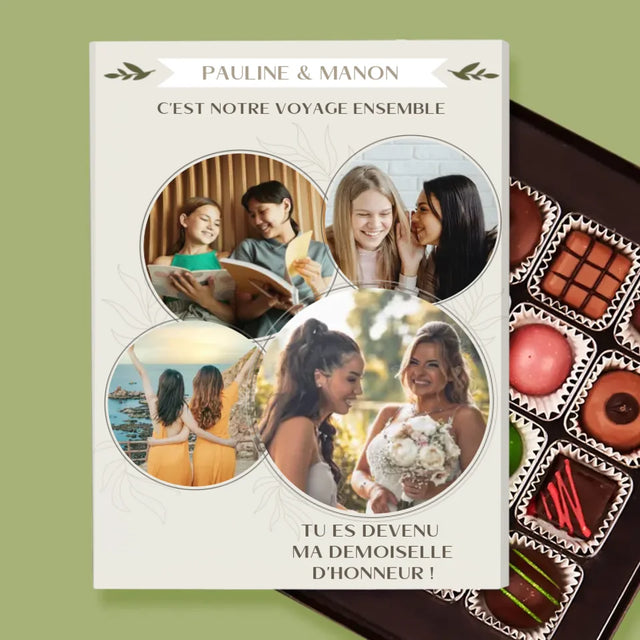 Le Collage Photo: C'Est Notre Voyage Ensemble - Pralines