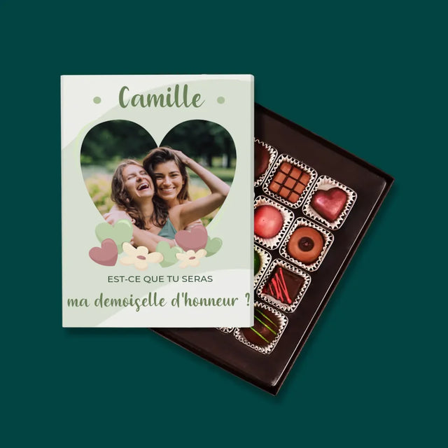 La Photo Et Un Texte: Est-Ce Que Tu Seras Ma Demoiselle D'Honneur ? - Pralines