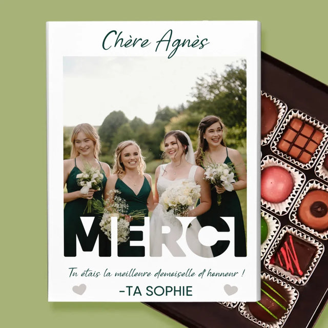 La Photo Et Un Texte: Tu Étais La Meilleure Demoiselle D'Honneur ! - Pralines