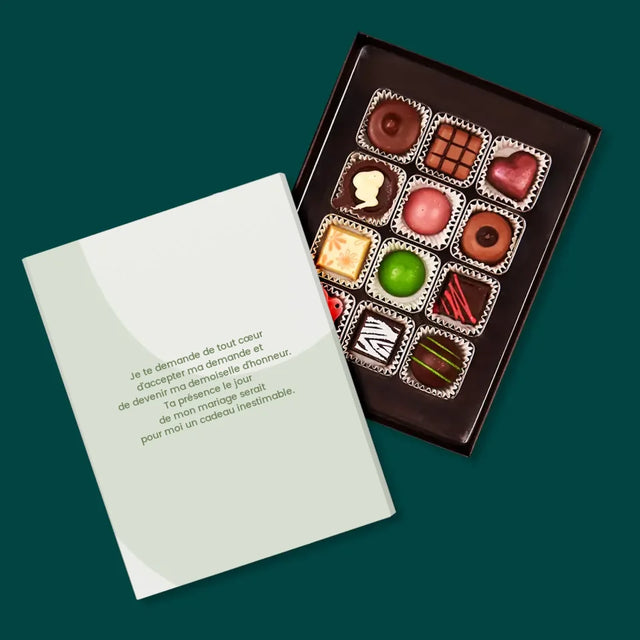 La Photo Et Un Texte: Est-Ce Que Tu Seras Ma Demoiselle D'Honneur ? - Pralines