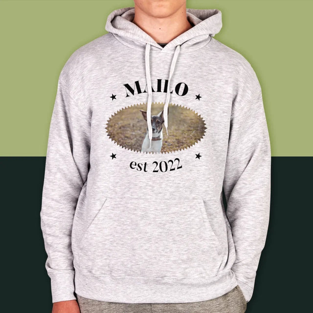 La Photo Et Un Texte: Chien Established - Sweat À Capuche Pour Hommes