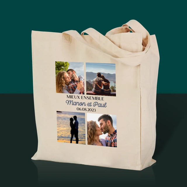 Le Collage Photo: Mieux Ensemble - Sac En Toile