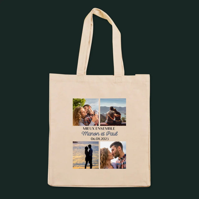 Le Collage Photo: Mieux Ensemble - Sac En Toile