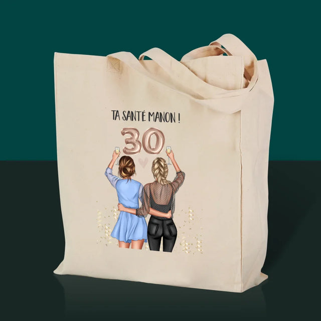 La Création Du Personnage: Ta Santé 30 - Sac En Toile