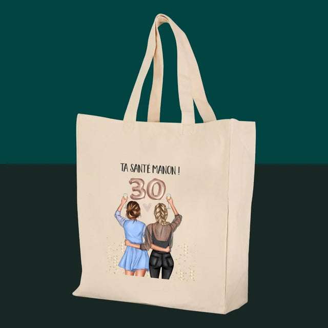 La Création Du Personnage: Ta Santé 30 - Sac En Toile