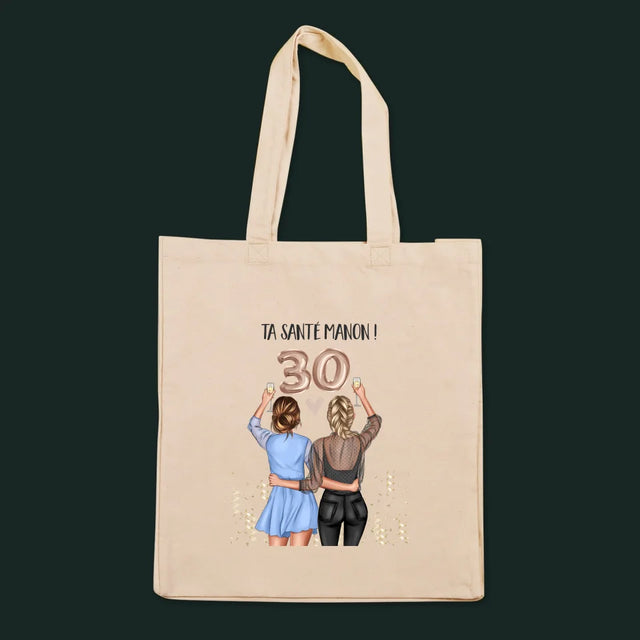 La Création Du Personnage: Ta Santé 30 - Sac En Toile