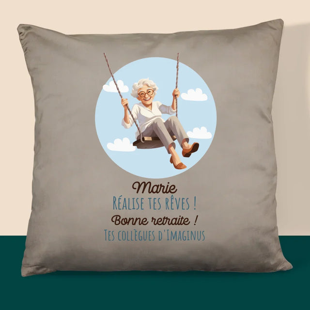 Le Prénom Et Un Texte: Réalise Tes Rêves - Coussin