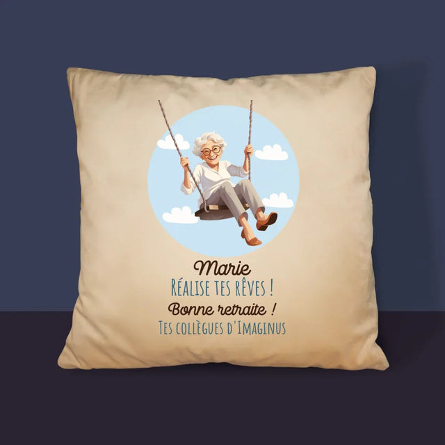 Le Prénom Et Un Texte: Réalise Tes Rêves - Coussin