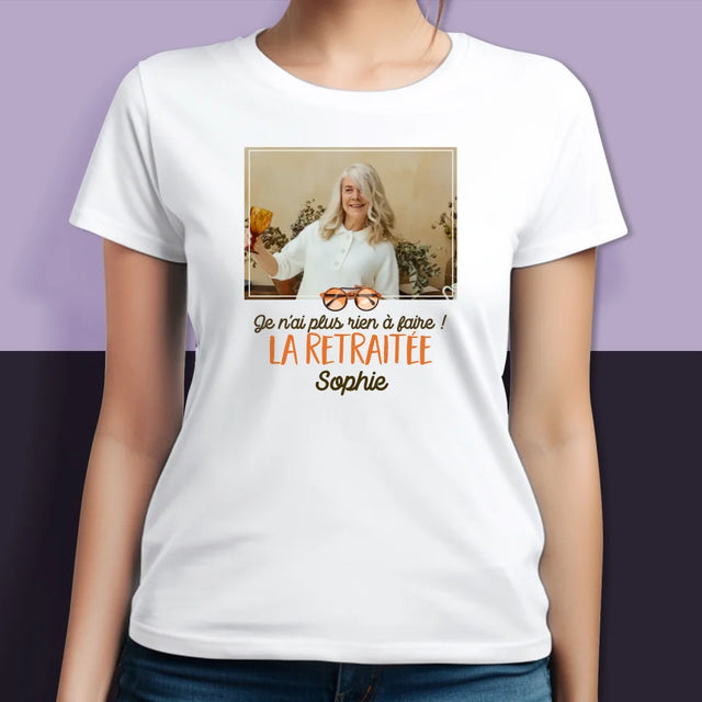 Photo Et Texte: Je N'Ai Rien À Faire ! Retraités - T-Shirts Pour Couples