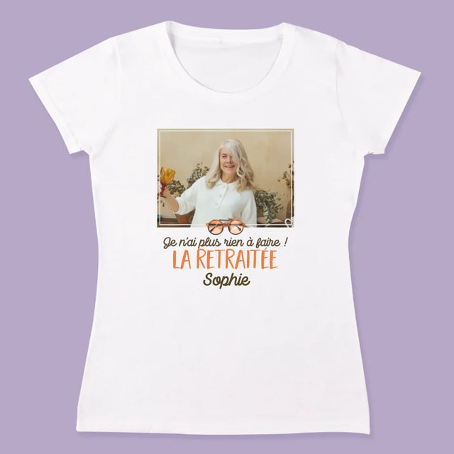 Photo Et Texte: Je N'Ai Rien À Faire ! Retraités - T-Shirts Pour Couples