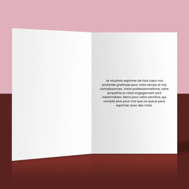 Photo Et Texte: Née Pour Enseigner - Carte De Vœux