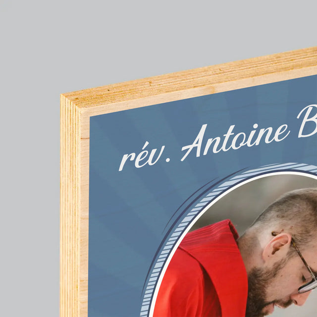 Le Prénom Et Un Texte: Prêtre Merci - Impression Sur Bois
