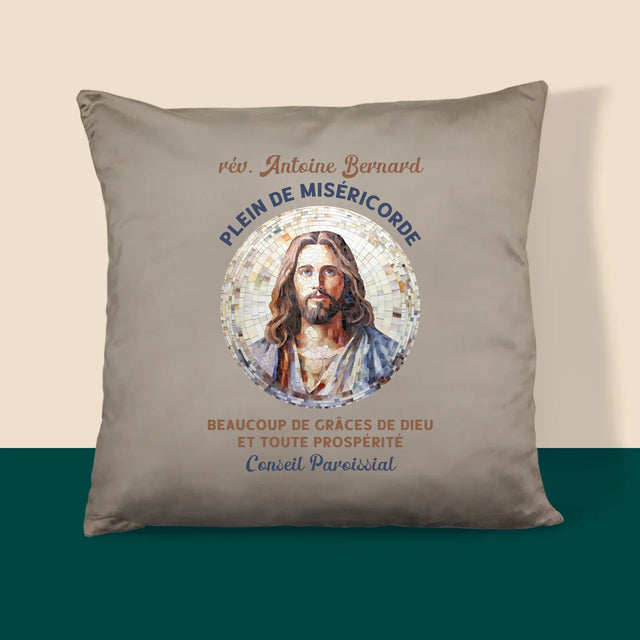 Le Prénom Et Un Texte: Un Prêtre Plein De Miséricorde - Coussin