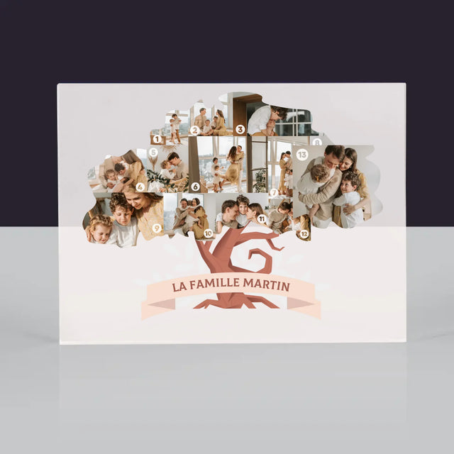 Forme Des Photos: Arbre Généalogique Des Photos - Bloc Acrylique