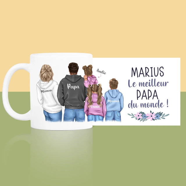 La Création Du Personnage: Famille Avec Enfants - Le Mug