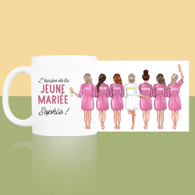 La Création Du Personnage: L'Équipe De La Jeune Mariée - Le Mug