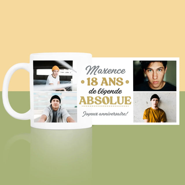 Le Collage Photo: 18 Ans De Légende Absolue - Le Mug