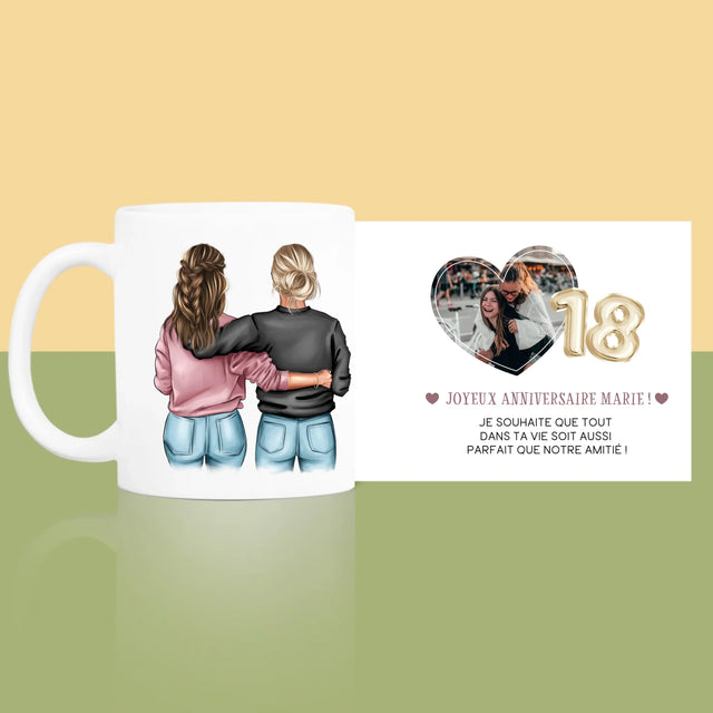 La Création Du Personnage: Le 18E Anniversaire D'Un Ami - Le Mug