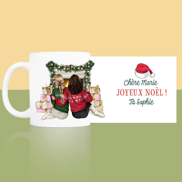 La Création Du Personnage: Amies De Noël - Le Mug