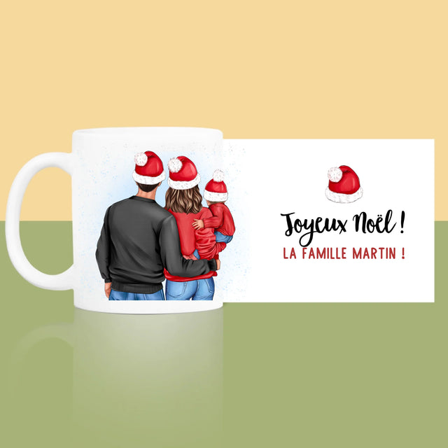 La Création Du Personnage: Famille De Noël - Le Mug