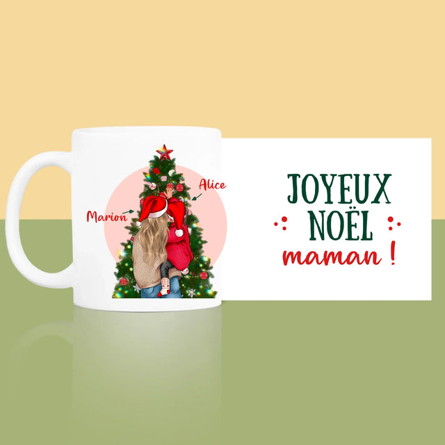 La Création Du Personnage: Joyeux Noël Maman - Le Mug