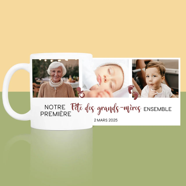 Le Collage Photo: La Première Fête Des Grand-Mères - Le Mug