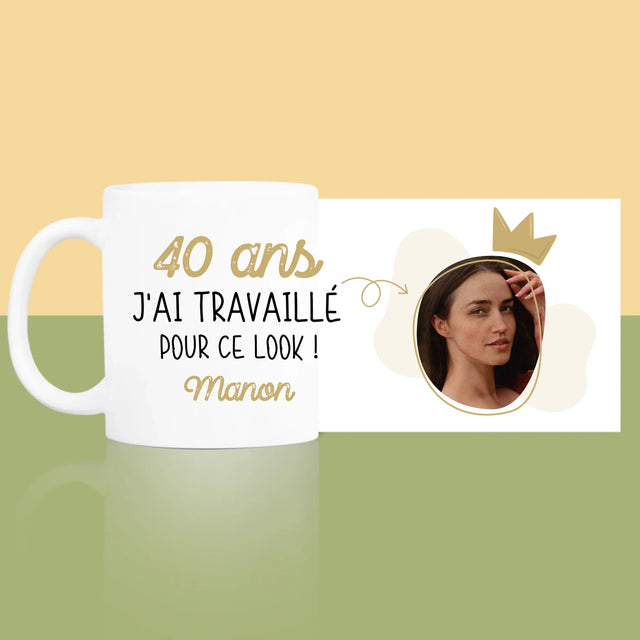 La Photo Et Un Texte: J'Ai Travaillé 40 Ans Pour Ce Look - Le Mug