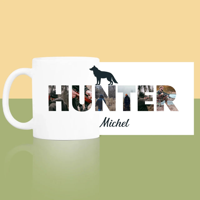 Collage Photo De Lettre: Hunter - Le Mug
