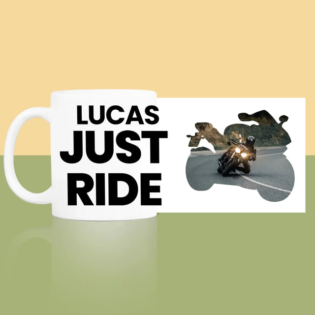 Forme Des Photos: Just Ride - Le Mug