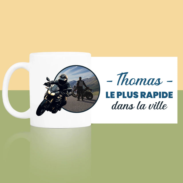La Photo Et Un Texte: Le Plus Rapide Dans La Ville - Le Mug