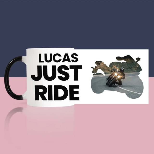 Forme Des Photos: Just Ride - Le Mug
