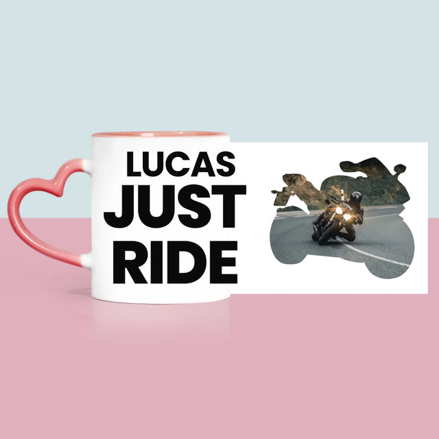 Forme Des Photos: Just Ride - Le Mug