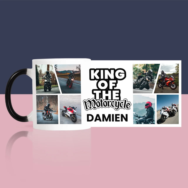 Le Collage Photo: King Of The Motorcycle - Le Mug