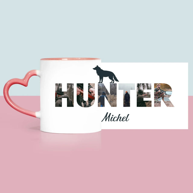 Collage Photo De Lettre: Hunter - Le Mug