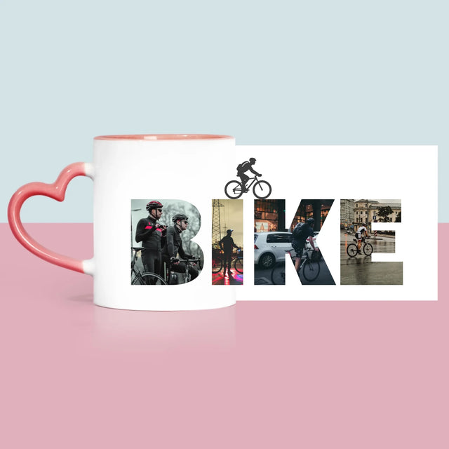 Collage Photo De Lettre: Bike - Le Mug